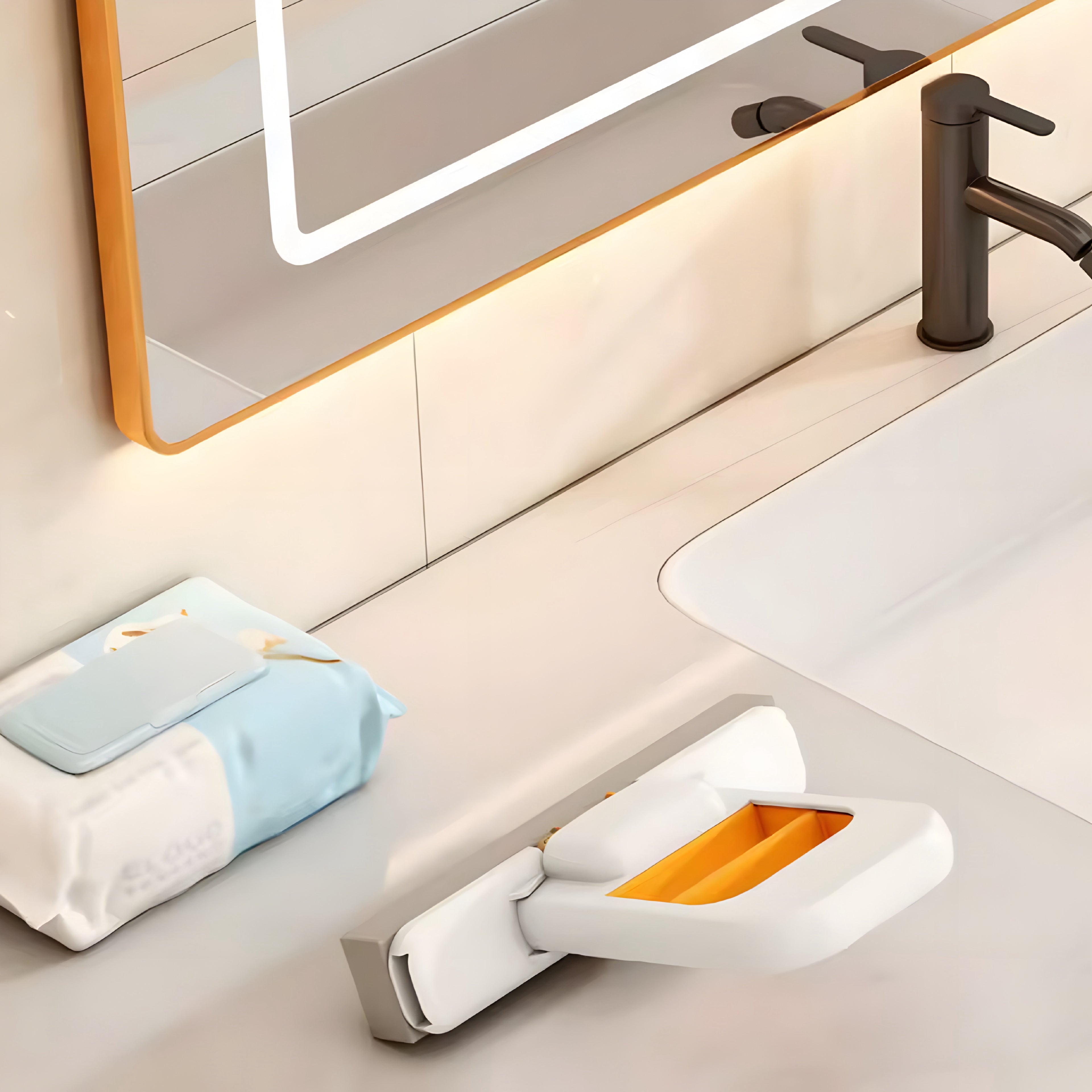 Compact Sponge Mop for Quick, Mess-Free Cleaning