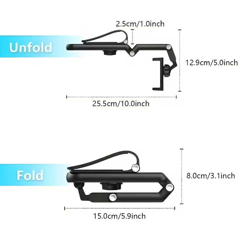 Sun Visor Mount for Safer, Eye-Level Navigation