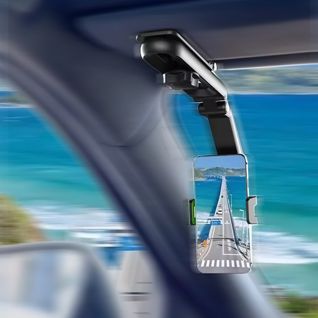 Sun Visor Mount for Safer, Eye-Level Navigation