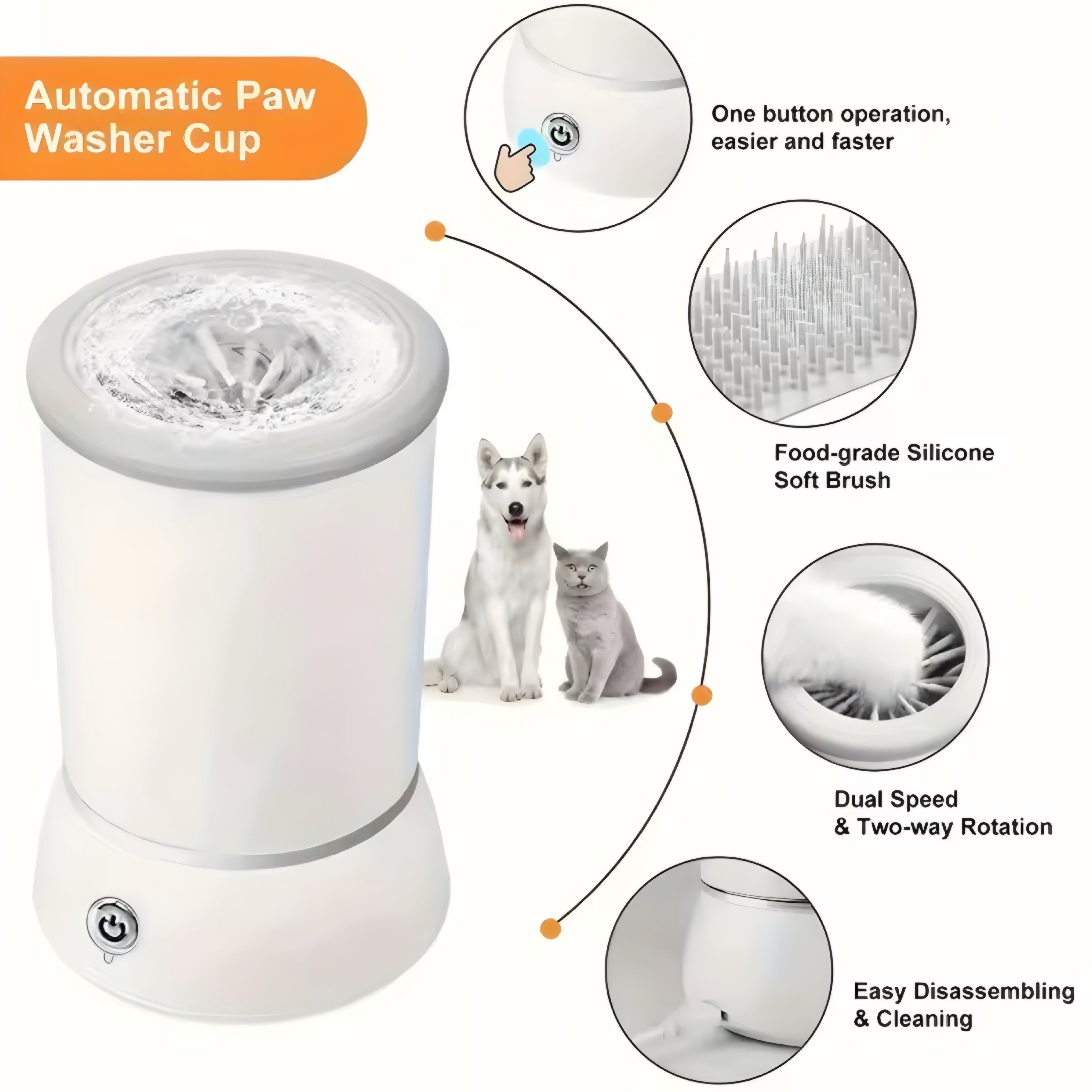 Automatic Portable Cleaning Cup for Dogs & Cats