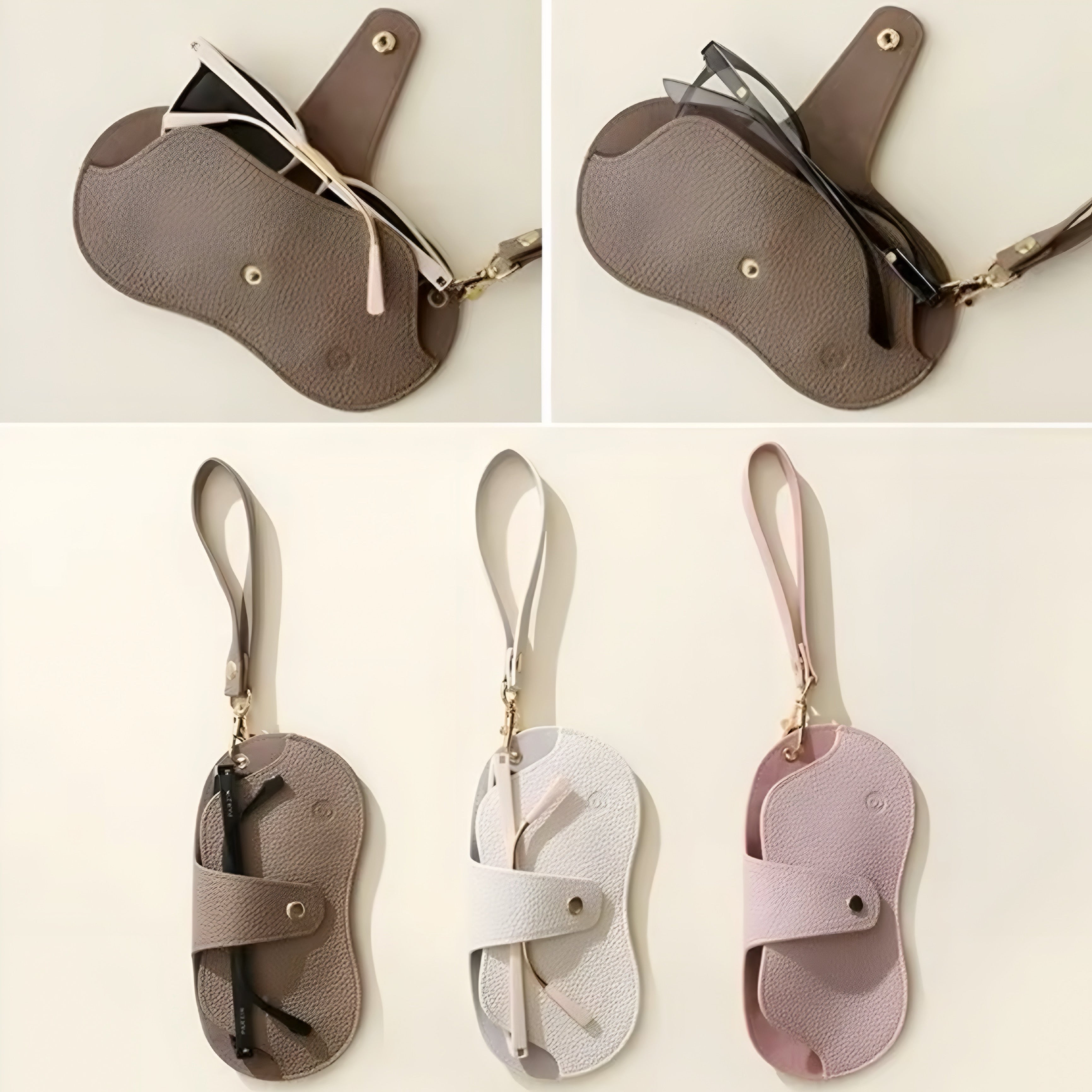 Slim Retro Eyewear Pouch for Everyday Protection