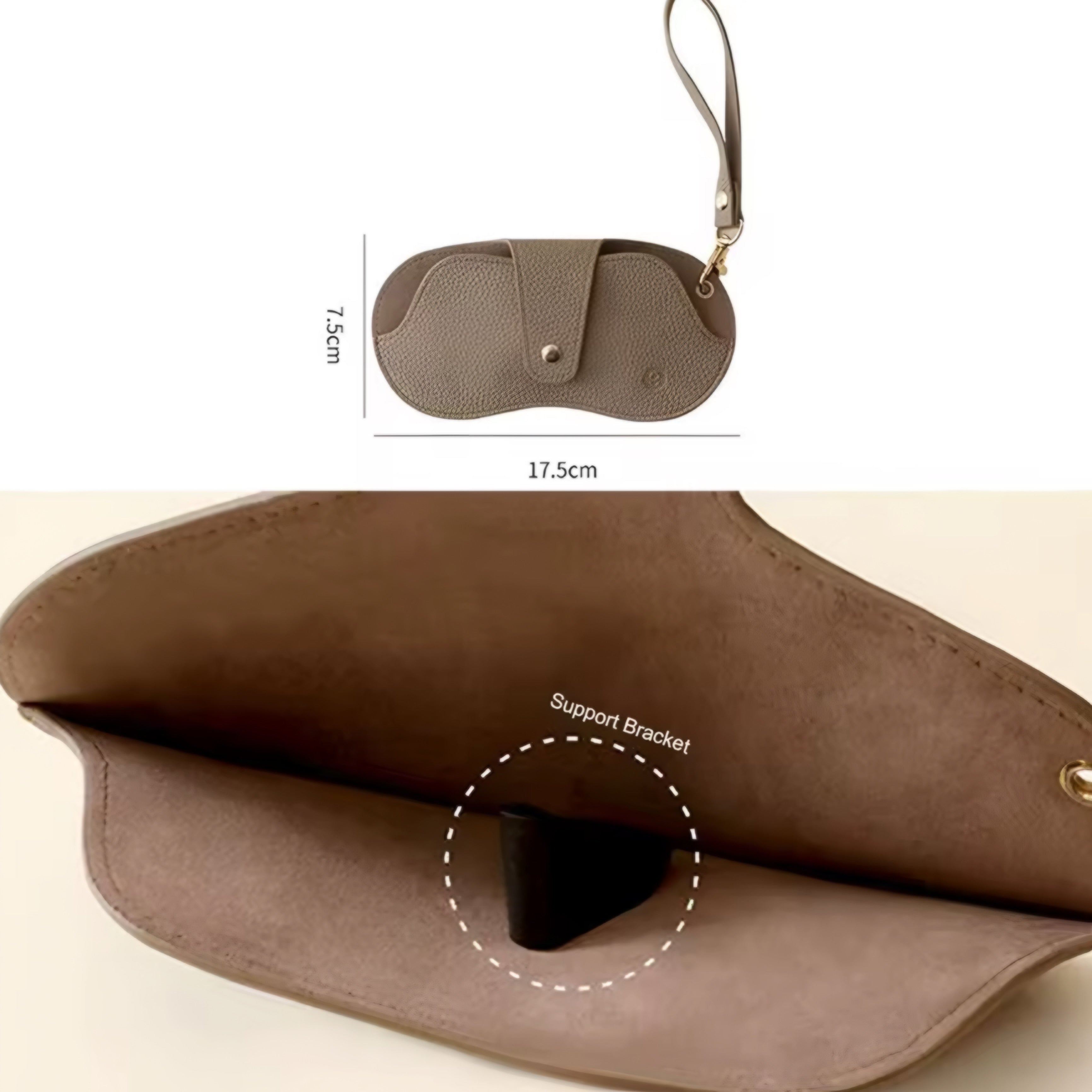 Slim Retro Eyewear Pouch for Everyday Protection