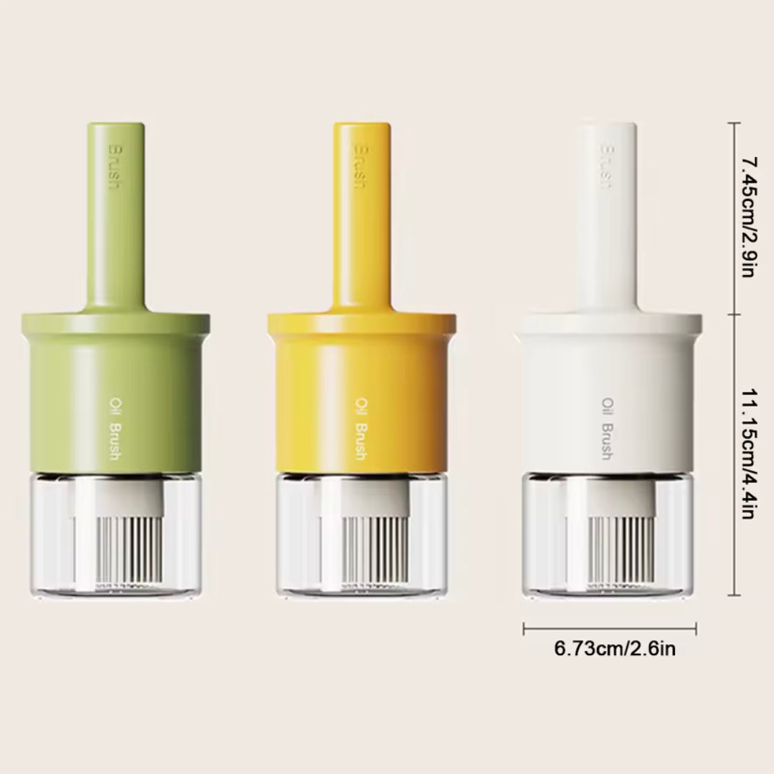 2-in-1 Oil & Sauce Dispenser Bottle with Brush