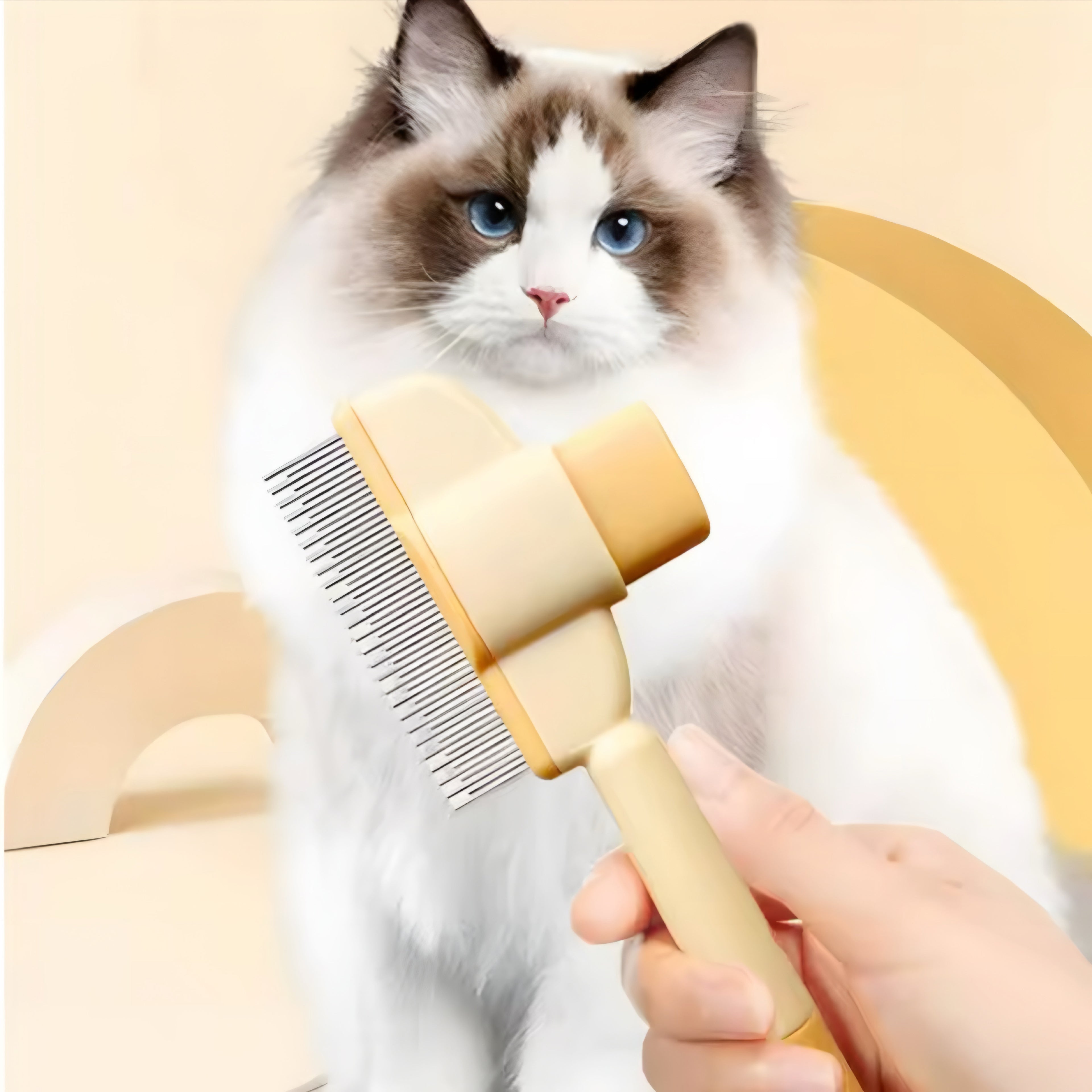Pet Flea & Hair Remover Comb – Healthier Coat, Less Shedding