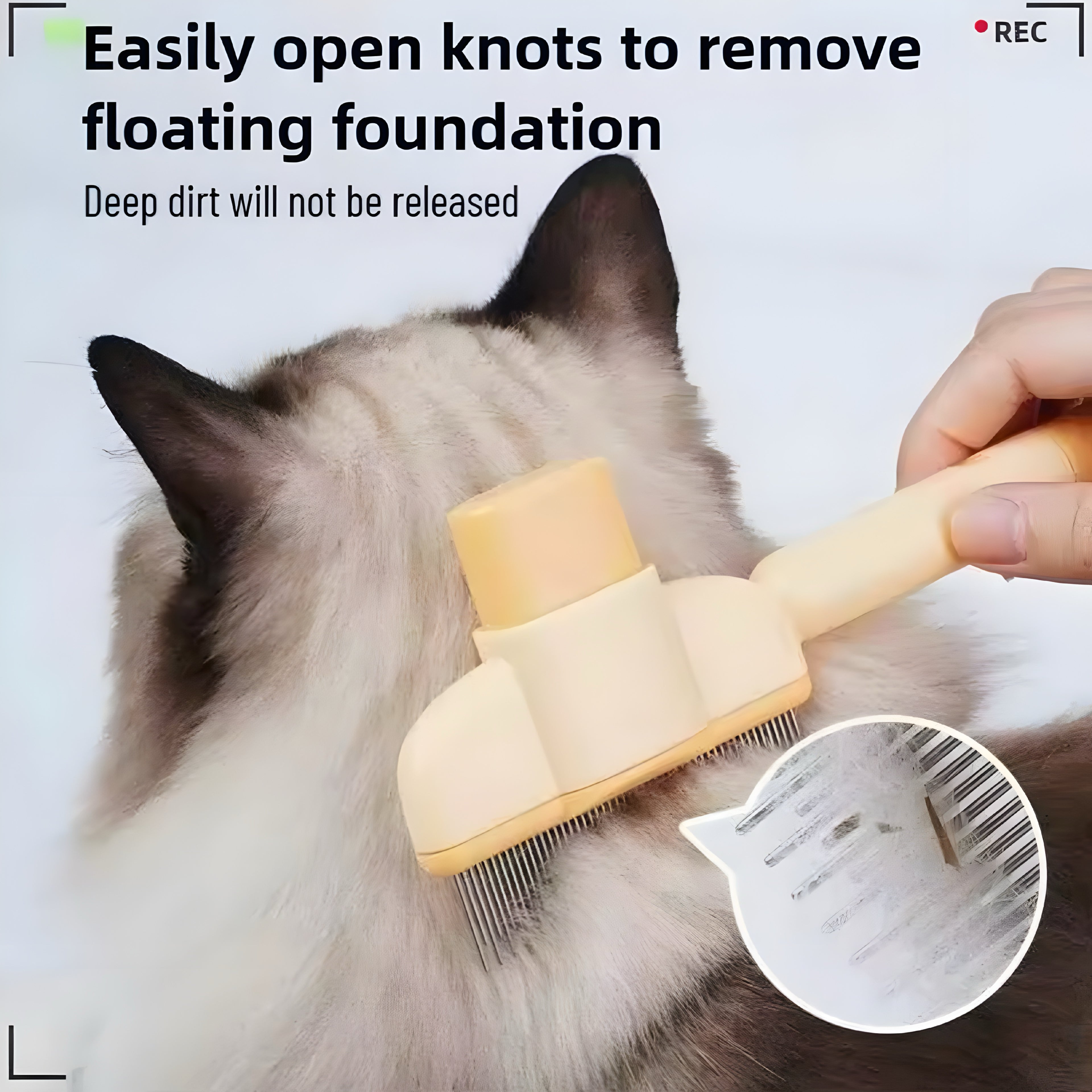 Pet Flea & Hair Remover Comb – Healthier Coat, Less Shedding