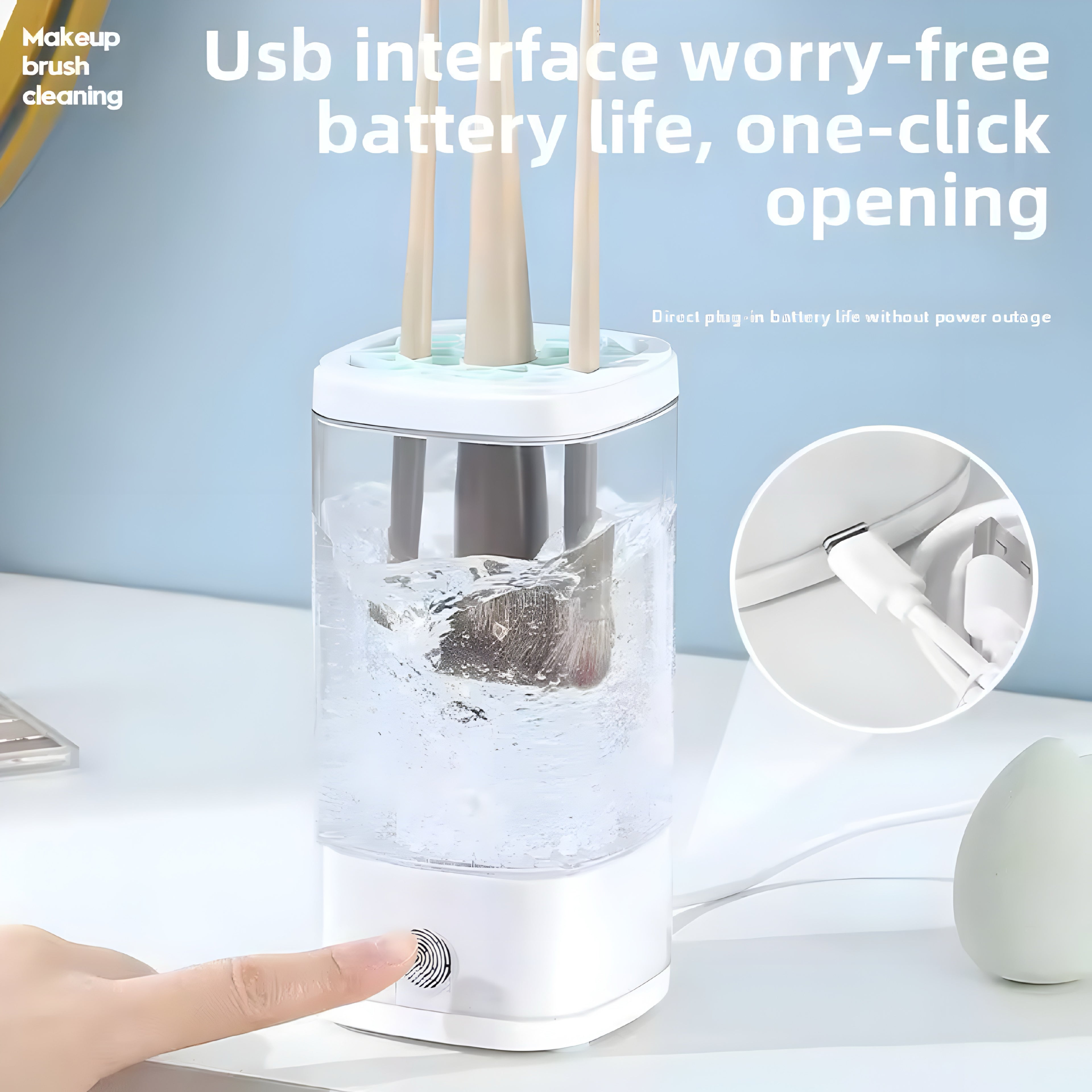 USB Electric Makeup Brush Cleaner